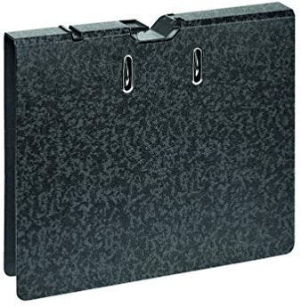 FALKEN Pendelordner Hartpappe 5 cm schmal DIN A4 schwarz | Made in Germany mit Aufhängevorrichtung aus Kunststoff Ring-ordner