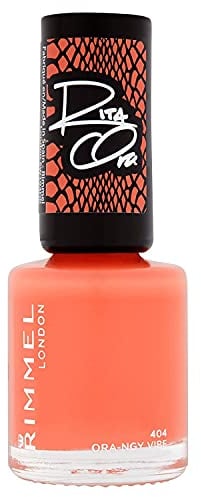 RIMMEL 60 SECONDS ESMALTE DE UÑAS 404 ORA N GY VIBE 8ml (embalaje puede variar)