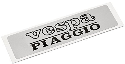 Aufkleber Silber - Piaggio Vespa