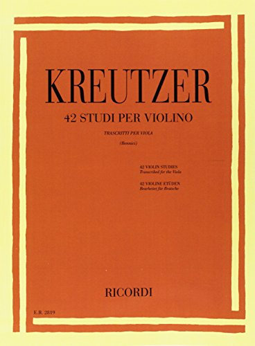 42 Studi Per Violino Trascrizione Per Viola