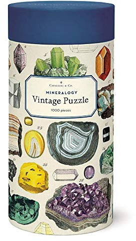 Cavallini Papers & Co. Minerologie Puzzle, 1.000 Teile, Mehrfarbig