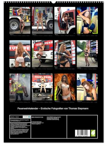 Feuerwehrkalender – Erotische Fotografien von Thomas Siepmann (hochwertiger Premium Wandkalender 2025 DIN A2 hoch), Kunstdruck in Hochglanz (CALVENDO Erotik)
