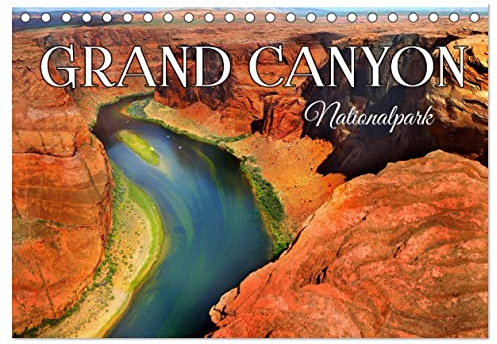 Grand Canyon, Nationalpark (Tischkalender 2026 DIN A5 quer), CALVENDO Monatskalender: Entdecken Sie eine wunderschöne Landschaft aus roten Felsen und tiefen Schluchten. (CALVENDO Orte)
