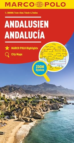 MARCO POLO Regionalkarte Andalusien 1:300.000: Costa del Sol, Sevilla, Cordoba, Granada