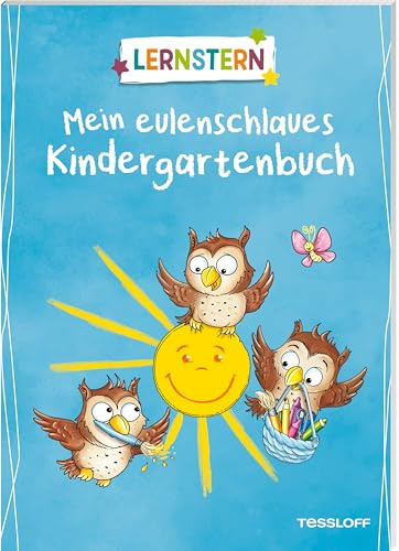 LERNSTERN. Mein eulenschlaues Kindergartenbuch | Mal- und Schwungübungen | Feinmotorik | Für Kindergartenkinder ab 4 Jahren: Bunt gemischte Übungen für Kindergartenkinder