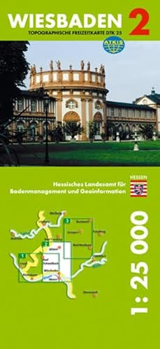 Topographische Sonderkarten Hessen (amtlich) - 1:25000 (TF 25). Sonderblattschnitte auf der Grundlage der Topographischen Karte 1:25000 mit ... Wiesbaden: Topographische Freizeitkarte DTK25