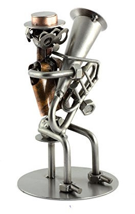 Steelman24 I Schraubenmännchen Tuba I Made in Germany I Handarbeit I Geschenkidee I Stahlfigur I Metallfigur I Metallmännchen