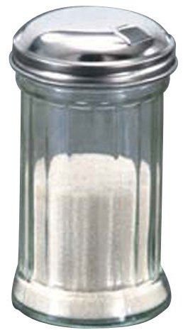 American Metalcraft SAN316 - Zuccheriera in plastica con coperchio, 350 ml