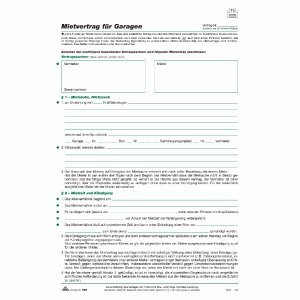 RNK Garagen-Mietvertrag 4 Seiten