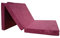 Natalia Spzoo – gemütliche Faltmatratze für einen erholsamen Schlaf – Klappmatratze mit Schaumstoffkern & abnehmbarem Bezug – 3-teilige klappbare Schlafmatte 195 x 65 x 8 cm (Violett 1224)