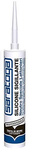 Silicone neutro lattonieri Testa di Moro Ral 8019 390 g