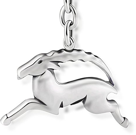 STERLL Silberner Schlüsselanhänger Mit Zodiac-Design Für Herren