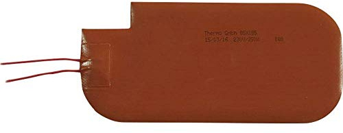 Thermo TECH Silikon Heizfolie selbstklebend 230 V/DC, 230 V/AC 250 W Schutzart IPX7 (L x B) 185 mm x 85 mm