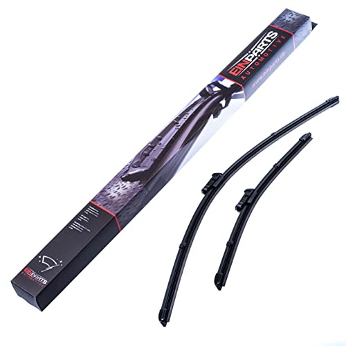 EINPARTS Scheibenwischer Set Wischerblätter Set Vorne Länge 1: 610mm Länge 2: 380mm Flachbalkenwischblatt Kompatibel mit FIAT Panda Schrägheck 312, 319 Top Lock für Linkslenker EPWBDC2415