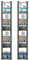 trendfinding 2 Fototaschen 10 x 15 für 10 Fotos Querformat Filmstreifen Deko Foto Bilder Karten Halter Fotowand Fotohalter Kartenhalter (10x15 Querformat 10 Fotos)