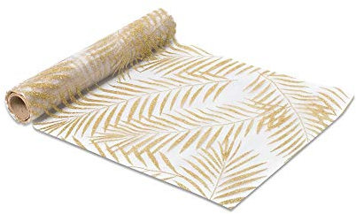 Générique Arty Fetes Factory - Chemin DE Table Organza Palmier 28CMX5M