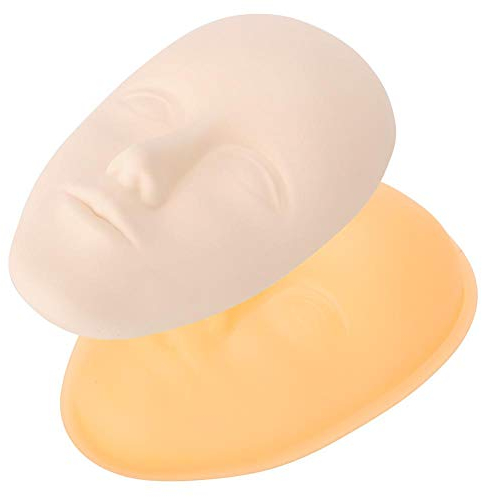 5D Permanent Makeup Skin, 5D Gesicht Kopf Tattoo Praxis Microblading Augenbrauen Lippen Training Silikon Fake Skin Kits(#03)