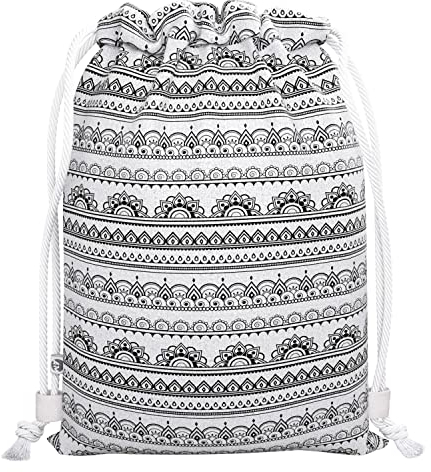 At This Moment Turnbeutel Bunt – Festival Beutel Mit Kordelzug, Baumwolle - Damen Sportbeutel, Rucksack - Mit Innentasche