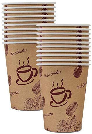 Kaffeebecher Premium 200 ml, Coffee to go, Pappe beschichtet (Kaffeebecher, 1000 Stück)