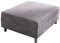 DELIFE Sofa-Hocker Clovis Hellgrau Modul B98 x T83 Strukturstoff Sitzhocker