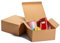 Switory Geschenkboxen mit Deckel 20x20x10cm Wahre Farbe, Geschenkboxen aus Kraftpapier zum Basteln, Brautjungfern-Vorschlagsboxen aus Pappe, weiße Hochzeitsbevorzugung, einfach zusammenzubauende Boxen