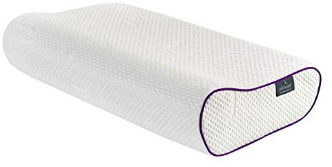 Pillowise Nackenstützkissen, Füllung mit 100% Memory Schaum, Tencel Bezug, waschbar Farbe Lila