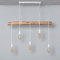 LEDKIA LIGHTING - Hängeleuchte Yagis | Modernes Design | Verstellbare Länge | E27-Birne Kompatibel | Für Wohnzimmer, Küche, Schlafzimmer, Esszimmer | Weiß, Metall