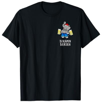 Benjamin Bierchen 2. bier digga bier. AM PM Beer Elefant Fun T-Shirt