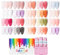 DouborQ 20 Colors Jelly Crystal Gel Nail Polish Set Nude Pink Red Purple White Black Green Orange Gel Polish Kit Soak Off Nail Gel Polish for Girls (MULTICOLOR)