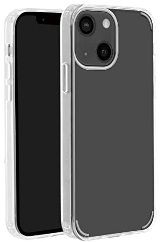 VIVANCO Safe Steady Backcover Apple iPhone 13 Transparent Induktives Laden, Stoßfest SASCVVIPH2021T