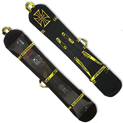 Outdoor Tragbare Snowboardhülle Soft Cover Case Snowboard Zubehör Tasche Riemen für Reiseausrüstung Aufbewahrung Transportschutz Wasserdicht Schutzausrüstung,L(160CM)