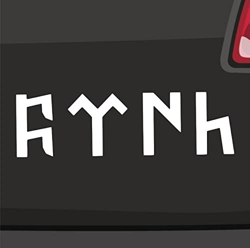 Göktürk Osmanli Auto Aufkleber - 6 Größen, 21 Farben - AYYILDIZ OSMANLI - Weiß - Vinyl - Stickerfreaks - ORACAL