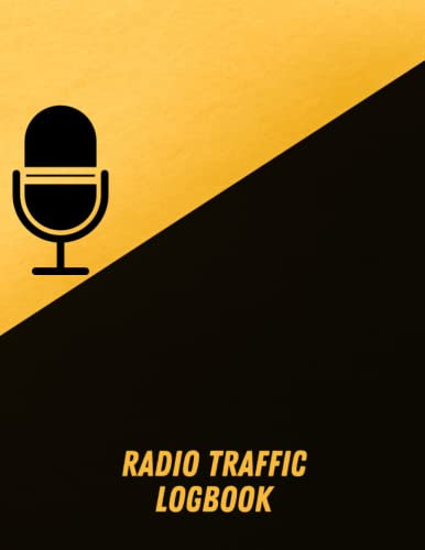 Radio Traffic Logbook: Notebook for recording radio communications on amateur and CB radio frequencies | Radio Communications Monitoring | 101 pages | Size 8.5x11.