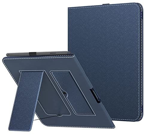 MoKo Case for 10.2 Amazon Kindle Scribe 1st generation-2024/2022 release, Stands eReader Cover with Auto-Wake/Sleep for Kindle Scribe 10.2 2024/2022, Indigo