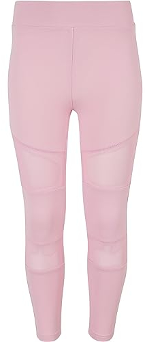 Urban Classics Mädchen Leggings Girls Tech Mesh Leggings girlypink 158/164