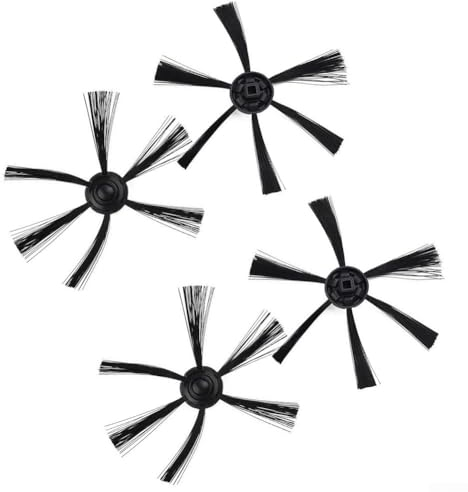 4 cepillos laterales, piezas de repuesto compatibles con Multilaser-HO041, para Mondial–RB-01, para Obabox-Obaduster, para Wap - W100, para Taurus Striker Mini aspiradora