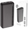 SETTY powerbank, Power Bank, 20000 mAh, LCD akku Ladegerät, 1xUSB, 1xUSB-C für Alle Handy, Samsung, iPhone, Xiaomi, Huawei, Reise Batterie, Farbe schwarz