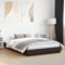 Faroom Holzbett Futonbett Bett 160x200 cm Bettrahmen Holzwerkstoff Einzelbett Doppelbett Bettgestell Schwarz