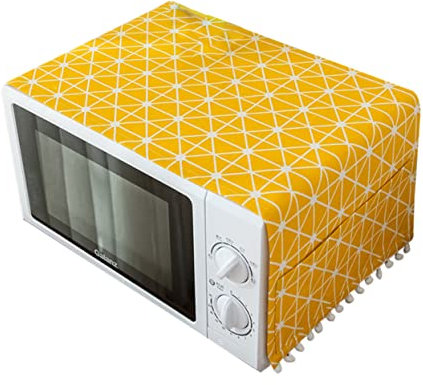 COLLBATH hotte de four à micro-ondes couvercle du four micro-ondes serviette Yellow