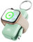 INIU Power Bank per Apple Watch, 5000mAh Caricabatterie Portatile con Cavo Integrato, Batteria da Viaggio Sottile con Portachiavi e LCD Display per iWatch 10/9/8/Ultra2/Ultra/SE