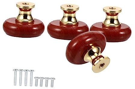 HOMSFOU 4Stücke Stein Schublade Griff Knöpfe Für Kommode Und Dekorative Pullgriffe Für Möbel Upcycling Und Wohnaccessoires