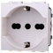 IXTRIMA Presa Schuko 2P+T 16A Colore BIANCO Compatibile Con Bticino Living Light/INTERNATIONAL