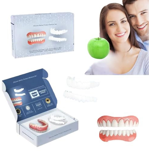 Ensemble de prothèses dentaires en silicone