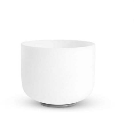 Bortivier 6 Inch Chakra Quartz Crystal Singing Bowl for Meditation, Yoga - 432Hz Sound Frequency