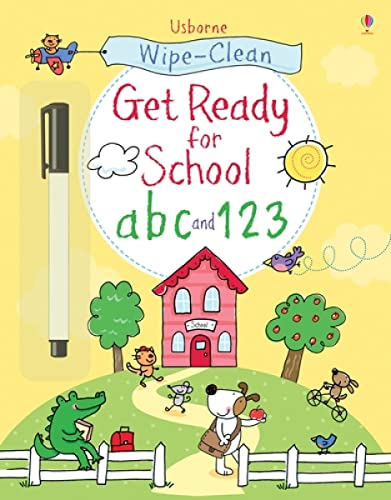 Wipe-clean Get Ready for School ABC and 123
