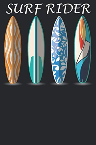 Surf Rider: Notizbuch DIN A5 Liniert 120 Seiten Sommer Strand Surfboard Surfbus Surfen Surfer Wellen Wellenreiten Windsurfen Geschenkidee & ... Planer Tagebuch Notizheft Notizblock