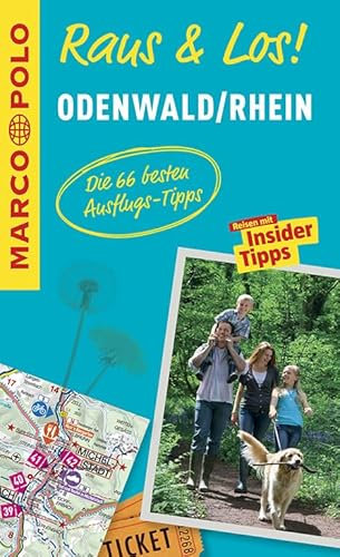 MARCO POLO Raus & Los! Odenwald, Rhein: Das Package für unterwegs: Der Erlebnisführer mit großer Erlebniskarte