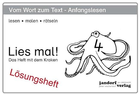Lies mal! Heft 4: Lösungsheft