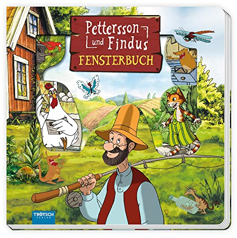 Trötsch Pettersson und Findus Fensterbuch: Entdeckerbuch Beschäftigungsbuch Spielbuch