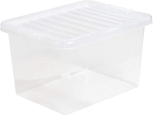 Wham Plastic Storage Boxes - Pack Of 5 (24 Litre)